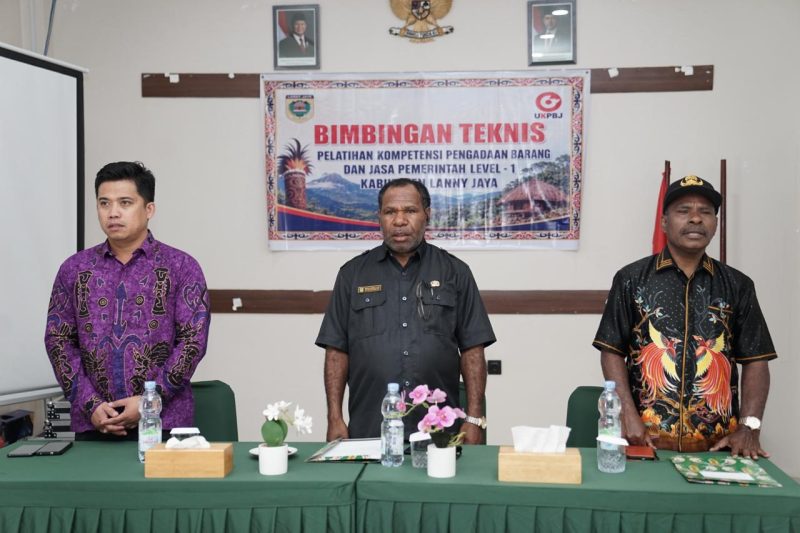 Pemkab Lanny Jaya Tingkatkan Kompetensi Aparatur Lewat Bimtek PBJ